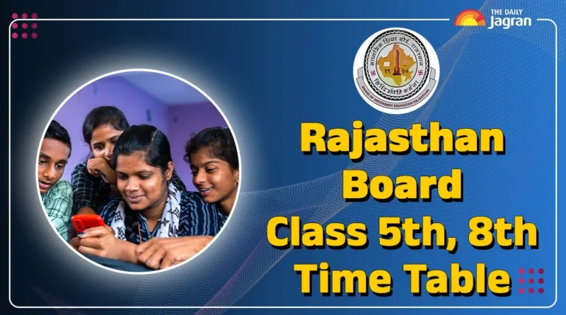 RBSE Class 5th & 8th Result 2026 | Check Shala Darpan Result at rajshaladarpan.nic.in