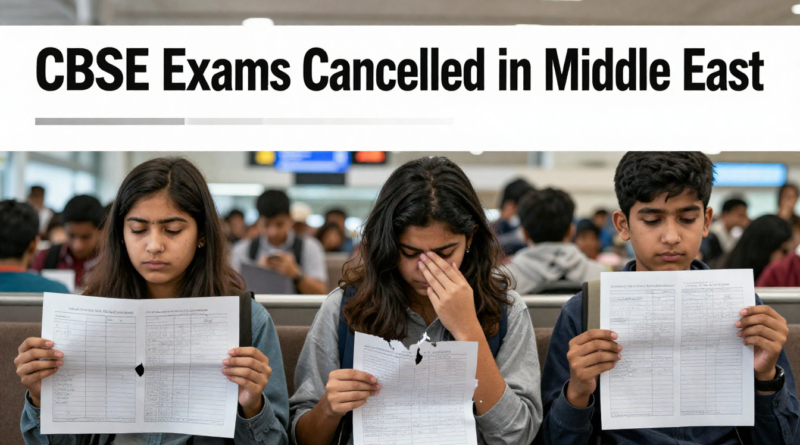 CBSE Middle East examination